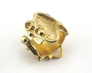 Ring Adjustable Bezel Ring Raw brass (18mm 7.5US inner size - Adjustable ) 3189 - Picture 1 of 2