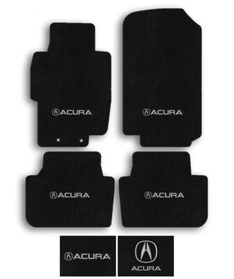 Alfombrillas Lloyd 4 piezas para Acura TSX 2009-2014 - Elige logotipo y color Foto 1 de 4