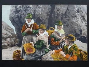 Cymru Fishing Theme WELSH FISHER WOMEN c1904 Postcard by The Woodbury - Picture 1 of 2