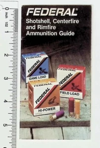 1979 Federal Shotshell, And Rimfire Ammunition Guide Brochure - Picture 1 of 4