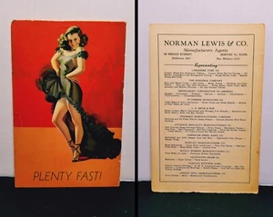 Vintage VIEL SCHNELLE Werbung Sammelkarte Norman Lewis & Co. Manufacturing Agents Boston - Bild 1 von 3