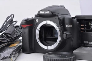 Mint SC 726: Nikon D D5000 12.3MP Digital SLR Camera Black Body Only From Japan - Picture 1 of 12