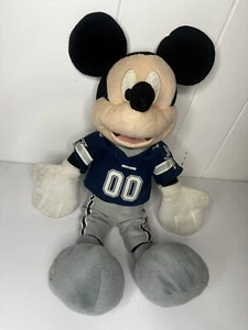 DISNEY NFL Dallas Cowboys Mickey Mouse 15" Stuffed Plush Football Uniform - Picture 1 of 3
