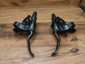 1990's brake levers & shifters Shimano Deore XT ST-M095 VIA Japan 3 x 7 speed - Picture 1 of 13