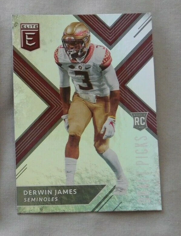 2018 Elite Draft Picks #129 Derwin James Florida State Football Card Variant B - Image 1 of 1