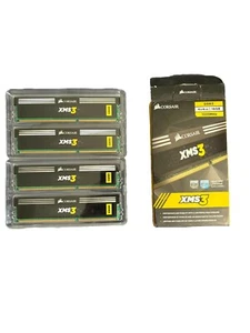 CORSAIR XMS3 DDR3 4X4GB/16GB 1333MHz CMX16GX3M4A1333C9 - Picture 1 of 2