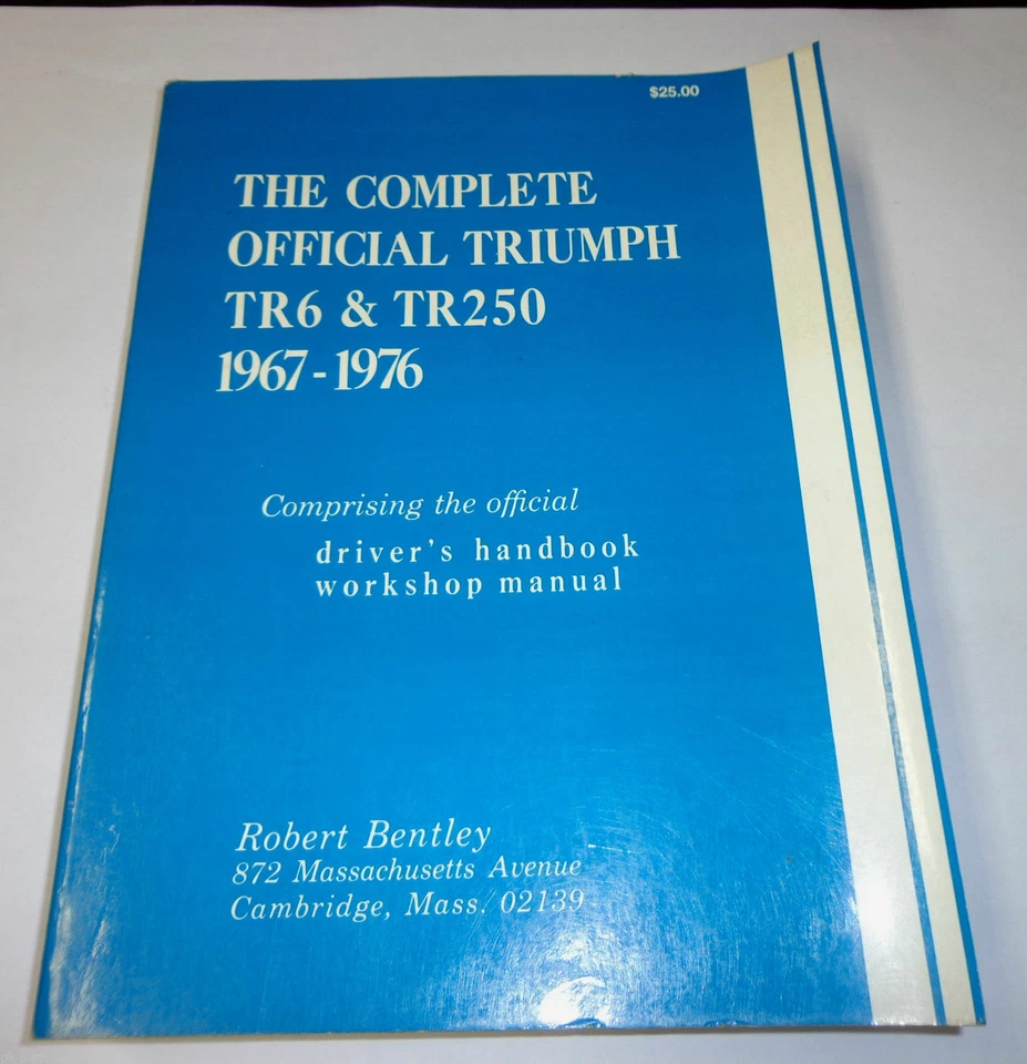 Manual De Taller Triumph TR 6 + TR 250, 1967-1976 - Imagen 1 de 1