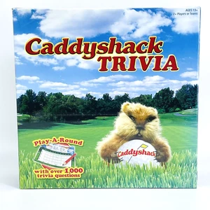 2007 NIB CADDYSHACK TRIVIA BOARD GAME-USAOPOLY WARNER BROTHERS-TOYS-MOVIE GOLF - Picture 1 of 9