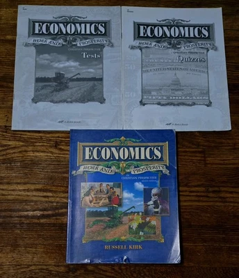 Abeka Economics Student text Quizzes Tests FB572 - Image 1 of 4