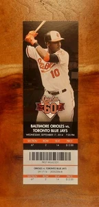 Christian Walker MLB Debut Ticket 2014 Orioles 3-Time Gold Glover Dbacks Astros - Picture 1 of 11