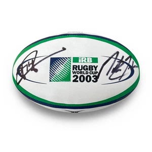 Jonny Wilkinson And Martin Johnson Signed 2003 World Cup Final Rugby Ball - Picture 1 of 5