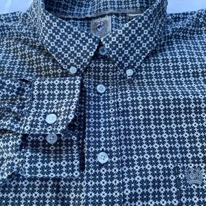 Cinch Geometric Button Down Size XXXL 3XL Long Sleeve Shirt - Picture 1 of 5