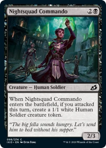 x1 Nightsquad Commando - Ikoria: Lair of Behemoths - NM - MTG - Image 1 of 1