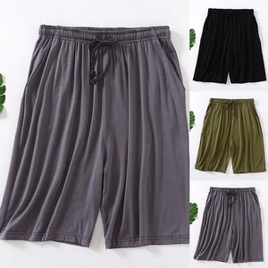 Mens Causual Soft Lounge Shorts with Pockets Loose-fit Jersey Short Pant Trouser - Picture 1 of 21