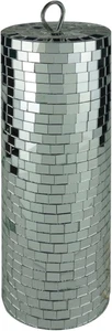 Silver Mirror Cylinder 300 x 90 x 90mm - Picture 1 of 3