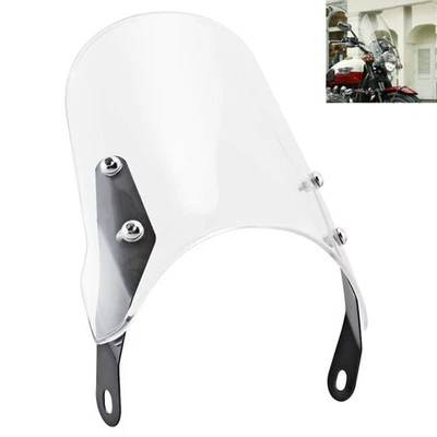 Parabrisas delantero transparente para moto Triumph Bonneville T100 T120 Foto 1 de 4