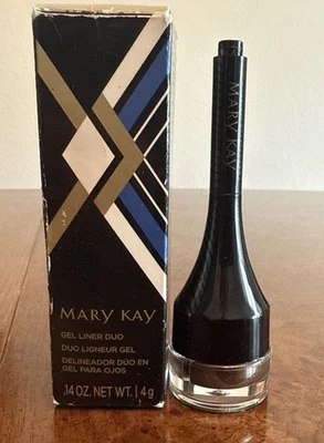 Mary Kay Gel Liner Duo Dramatic Gold #094672 .14 OZ Eye Shadow Shimmer Sparkle - Image 1 of 4