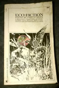 Eco-Fiction by John Stadler Pocket Steinbeck Vonnegut Bradbury Ballard 1971 🔥 - Foto 1 di 5