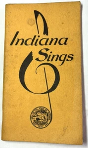 Folleto de partituras de colección Indiana Sings estrella pancarta con lentejuelas y más C1 - Imagen 1 de 7