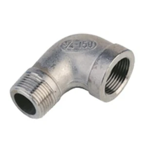 STAINLESS STEEL 316 MALE/FEMALE 90° ELBOW BSP 150lbs - Picture 1 of 1