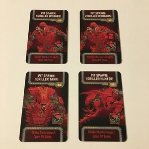 Lot of 4 Zombicide: Invader Pit Spawn Mini-Cards (82-85) - Picture 1 of 5