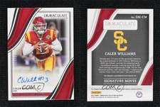 2023 Panini Immaculate Collegiate Signature Moves /99 Caleb Williams #SM-CW Auto