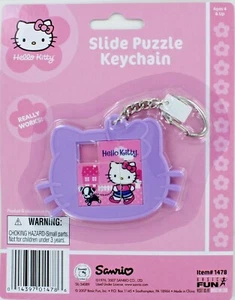 Hello KITTY PUZZLE Keychain Keyring Sanrio Pink NEW Retired Pink NIP Basic Fun - Picture 1 of 4