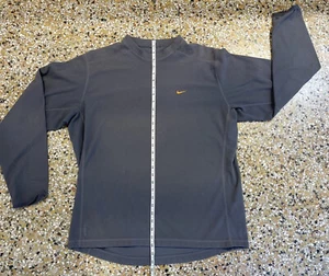 NIKE Sudadera Therma-Fit Para Mujer Talla Grande?Swoosh Pullover Forrado en Vellón Gris - Imagen 1 de 6