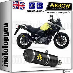 exhaust black c tech arrow for suzuki v-strom 650 2020 20 - Picture 1 of 3