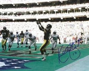 Signed 8x10 KORDELL STEWART Pittsburgh Steelers photo w/Show Ticket - Picture 1 of 1