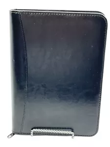 Organizador de oficina para cuadernos con cremallera de 6 anillos negro Daily Planner - Imagen 1 de 12