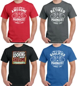 Pharmacist T-Shirt Pharmacy Chemist Top This is what a Looks Like TEE - Picture 1 of 5