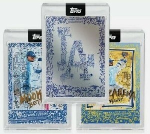 TOPPS X GREGORY SIFF World Series 2020 Set - BETTS, AROZARENA & LA DODGERS WS 🏆