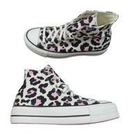 pink leopard print platform converse