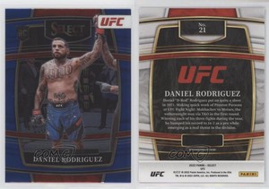 2022 Panini Select UFC Concourse Retail Blue Daniel Rodriguez #21 Rookie RC