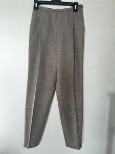 Jean Louis Scherrer Boutique Straight Leg Womens Wool Dress Pants Sz 10 Vintage - Picture 1 of 6