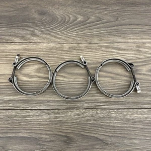 Lot Of 3 New BREEZE,STAINLESS STEEL V BAND CLAMP - Picture 1 of 5
