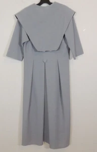 Homemade Amish Mennonite Handmade Dress Gray B 36" L 53" 7P - Picture 1 of 4