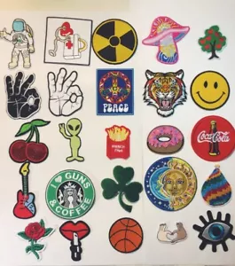 embroidery Patches Iron Sew On Patch transfers Badges appliques usa Seller - Picture 1 of 25