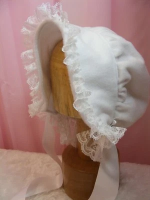 ADULTO BEBÉ SISSY CAPÓ suave blanco polar COSPLAY LOLITA DISFRAZ JUEGO DE ROL Foto 1 de 4