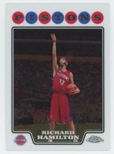 2008-09 Topps Chrome Richard Hamilton Detroit Pistons #132