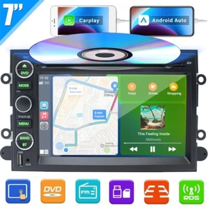 For Ford Mustang 2005-2009 Car Stereo Apple Carplay GPS BT Radio CD DVD Player - Foto 1 di 13