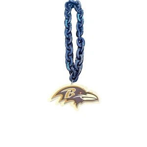 Baltimore Ravens Kunststoff Kette Halskette mit Logo Anhänger - Bild 1 von 4