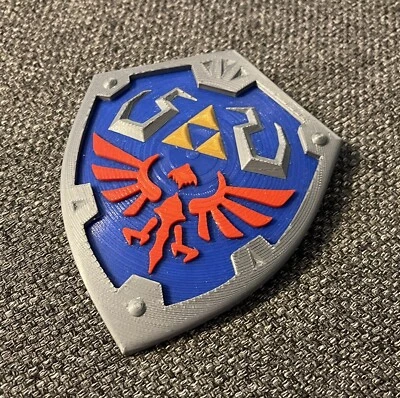 Zelda Hylian Shield impreso en 3D 5"" Foto 1 de 3