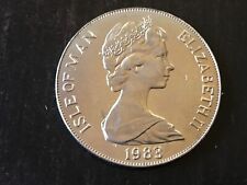 vintage queen Elizabeth 1983 Isle of man one crown coin