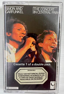 Simon & Garfunkel The Concert In Central Park Music Cassette 1 Tape Geffen 1982 - Image 1 of 4