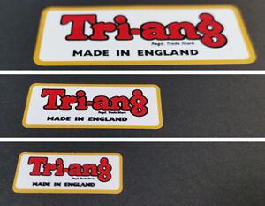Triang Tri-ang Logo Made in England Sticker for toys 3 sizes