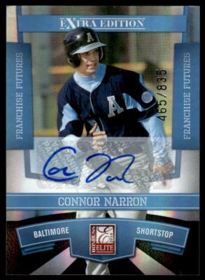 2010 Donruss Elite Extra Edition #47 Connor Narron BASEBALL Baltimore Orioles - Image 1 of 2