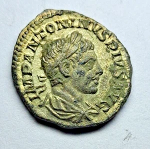 Elagabalus Caesar roman coin 220-221 Ancient authentic silver - Picture 1 of 8