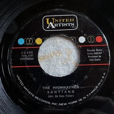 THE HIGHWAYMEN 45rpm "Santiano" and "Michael" - Foto 1 de 4